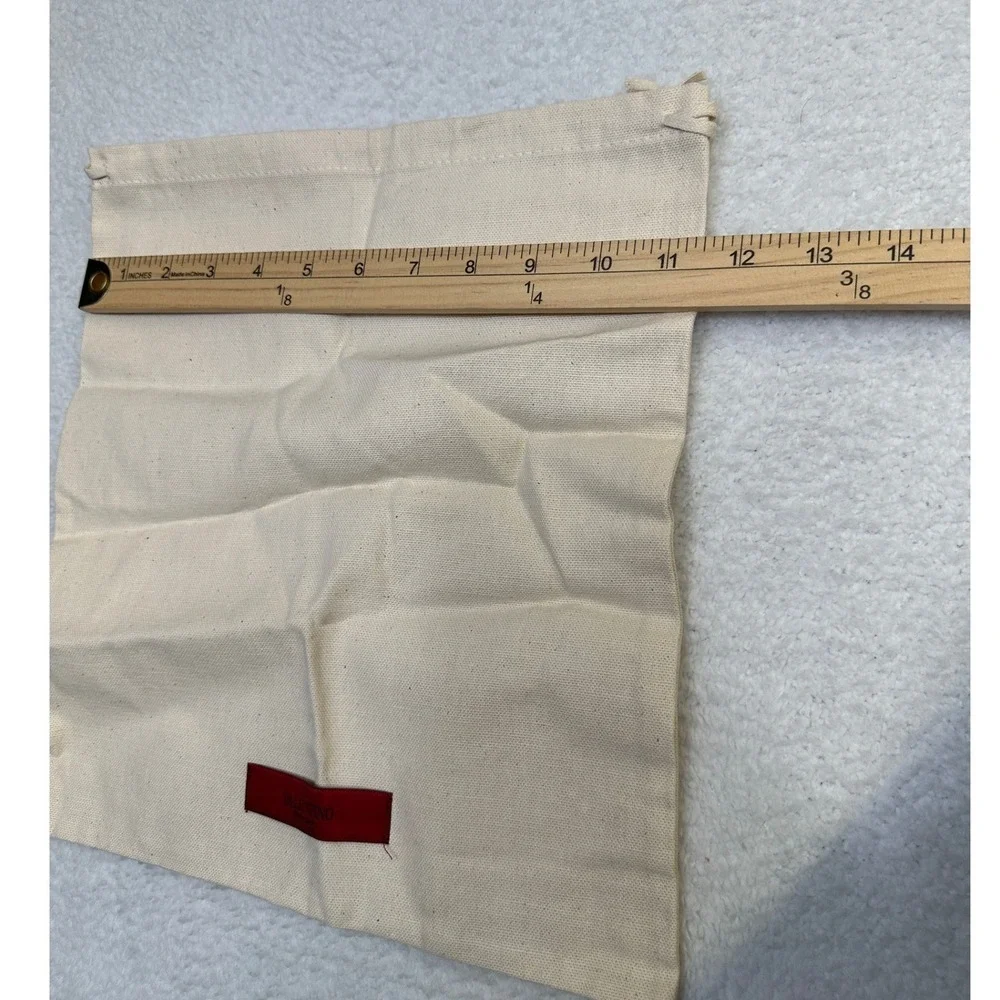 Valentino Garavani Dust Bag Pouch Canvas Drawstring Made in Italy-New no tags‎